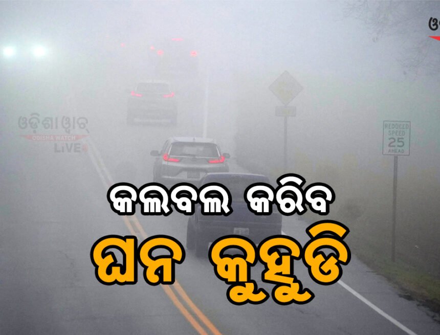 ଦୁଇ ଦିନ ଯାଏଁ କଲବଲ କରିବ ଘନ କୁହୁଡ଼ି